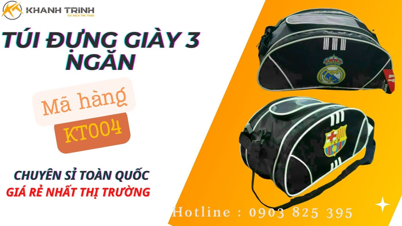 Túi Đựng Giày 3 Ngăn KT004